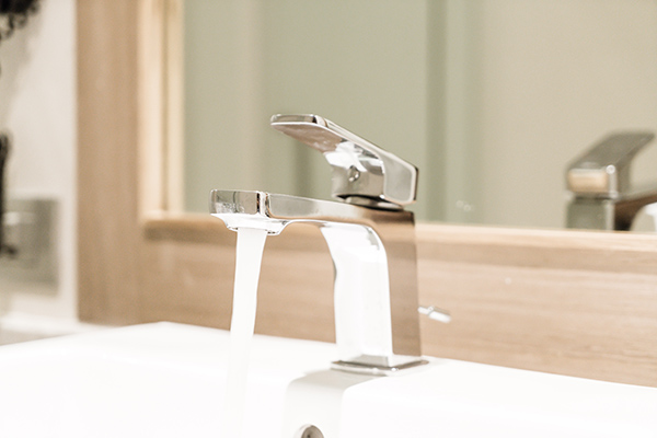 faucet or tap in restroom and toilet