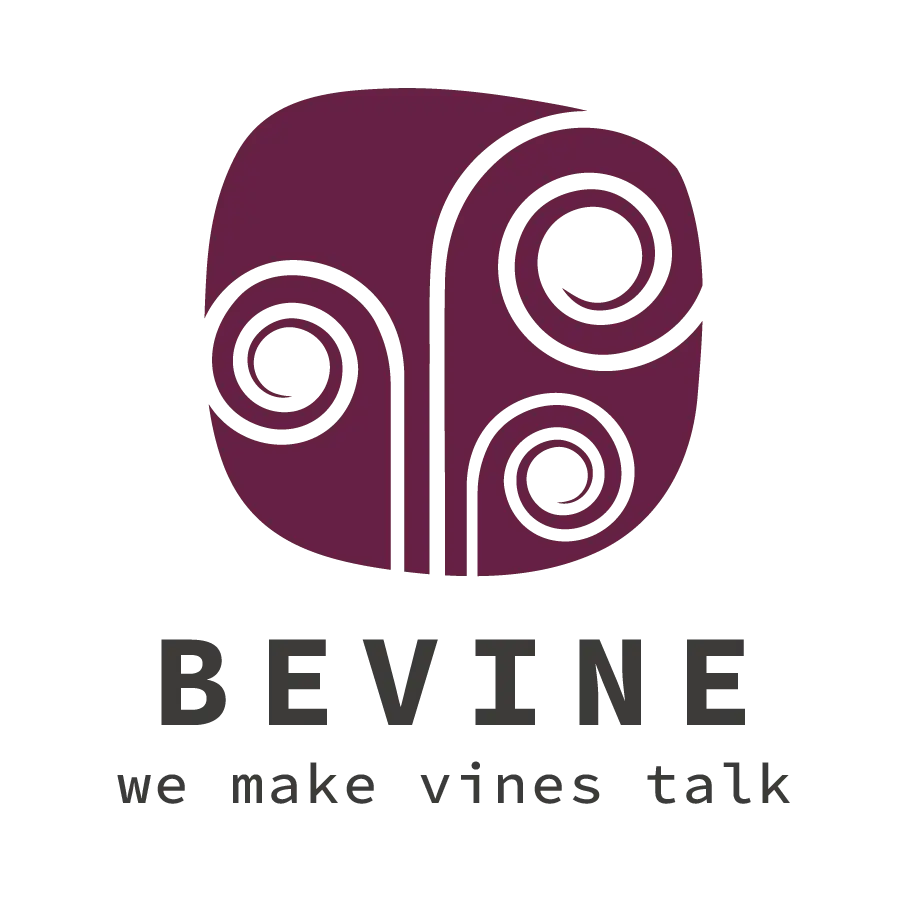 This is a bevine wine logo