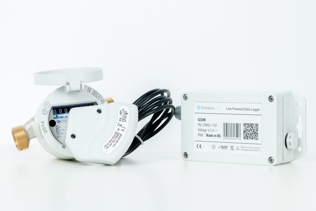 Data logger to a water meter
